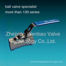 Wb-30 1PC Stainless Steel Ball Valve with Lockable Lever